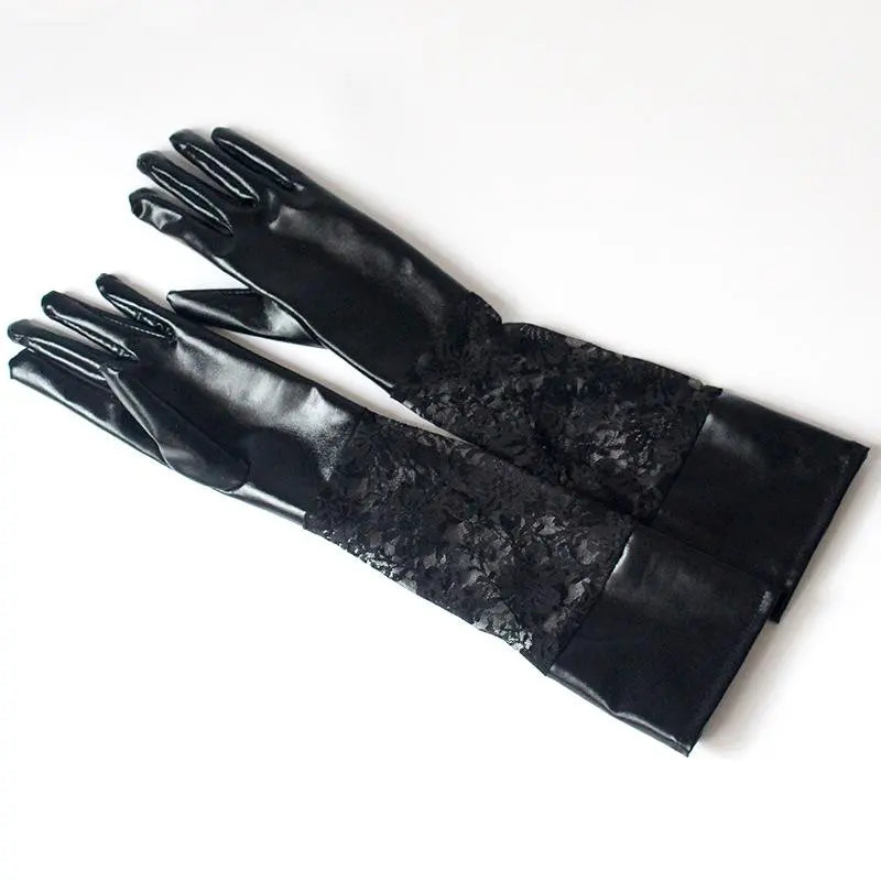 Leather Lace Gloves