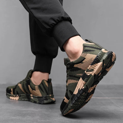 Camouflage Color Flat Casual Shoes