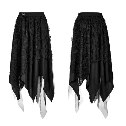 Dry Butterfly Asymmetrical Half Skirt