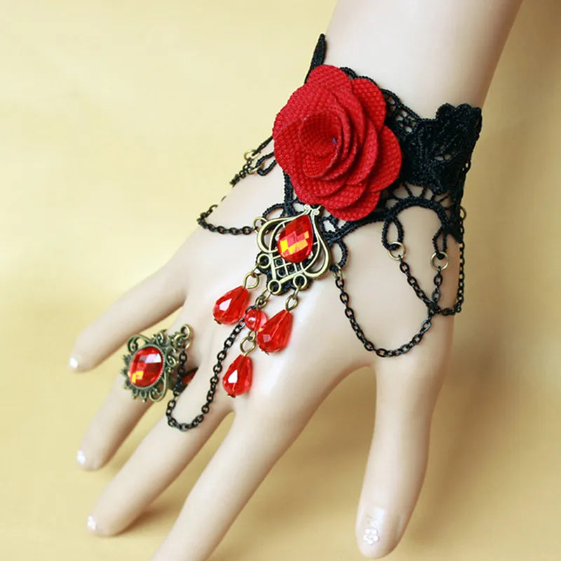 Vintage Steampunk Gloves Wrist Cuff