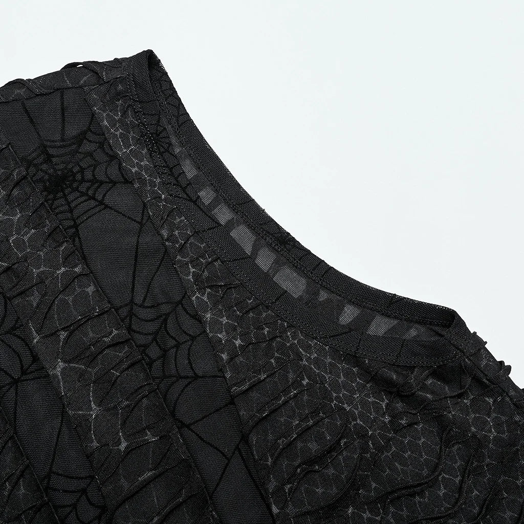 Sharp Tooth Asymmetric Vest for Men