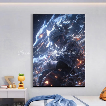 Naruto Kakashi Vibrant Anime Wall Art Poster