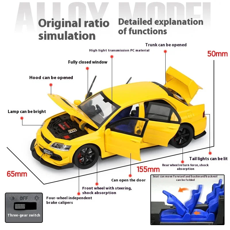 Mitsubishi Lancer Evo IX 1:32 Diecast
