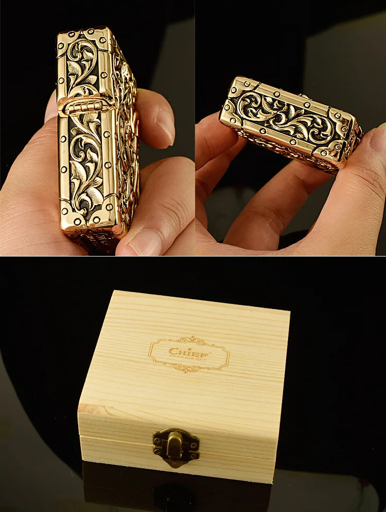 CHIEF Retro Windproof Flower Fairy Lighter