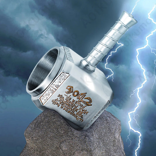 Thor Hammer Mug Norse Mythology day Gift