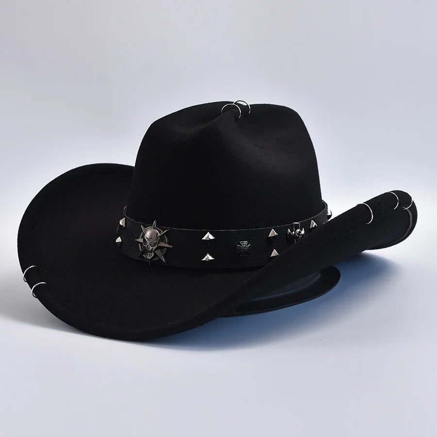 Roll Brim Cowboy Hat — 9 Colors
