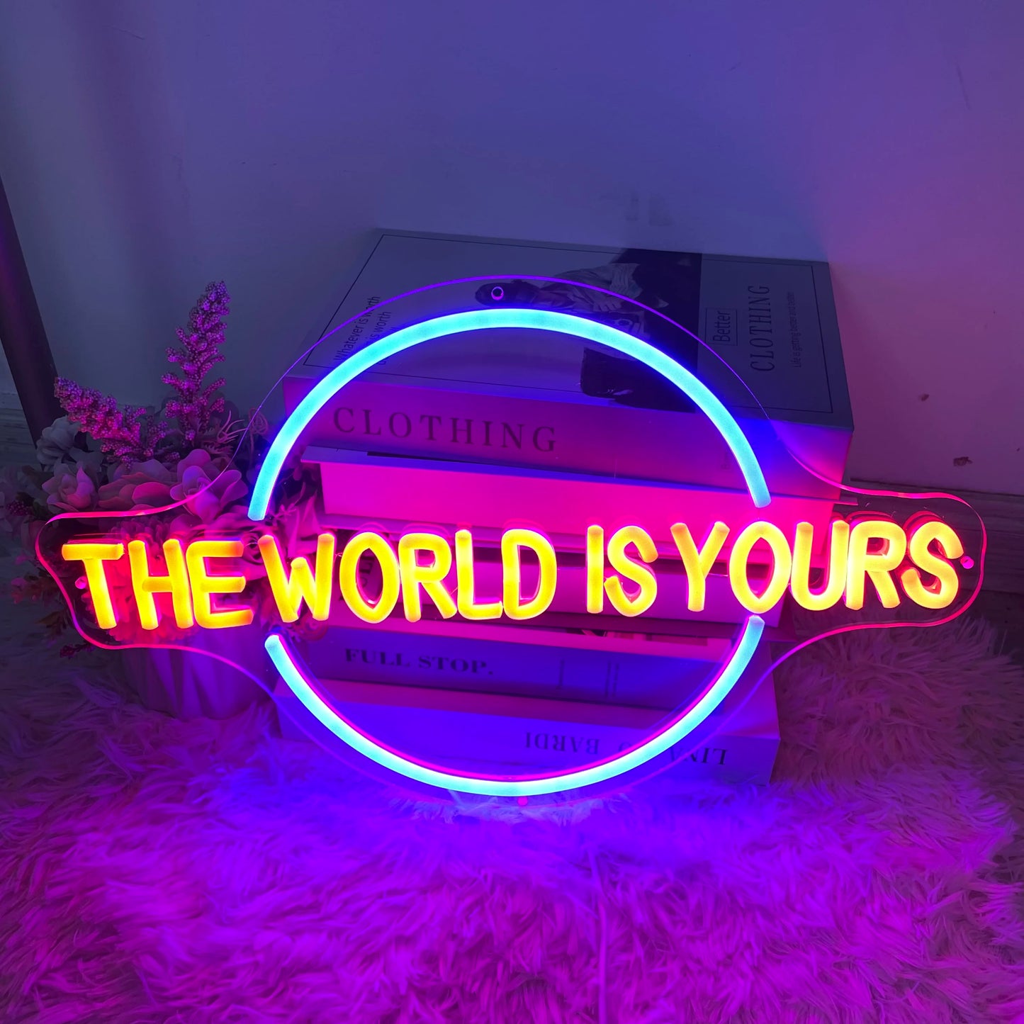 The World Is Yours Neon Sign