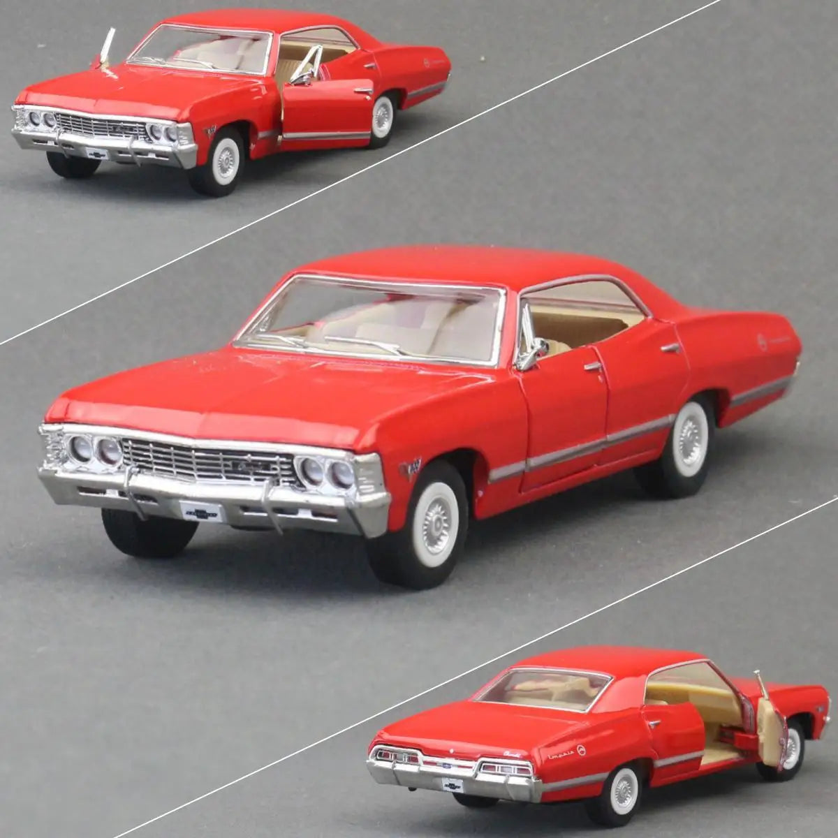 Chevrolet Impala 1967 Diecast Model — 1:43 Pull Back Miniature