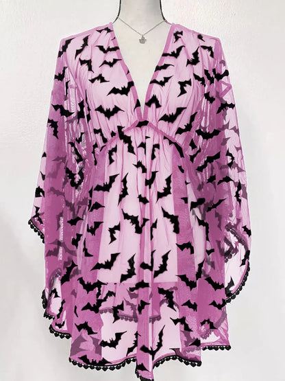 Chiffon Lace Nigh Club Dress for E-Girls