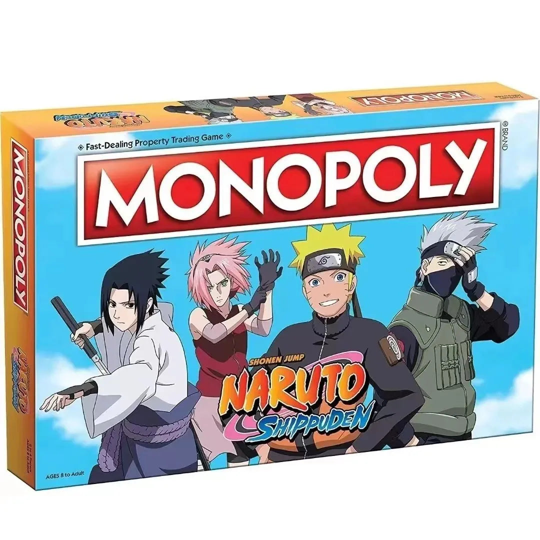 Naruto Monopoly Flight Chess Paper Card Board