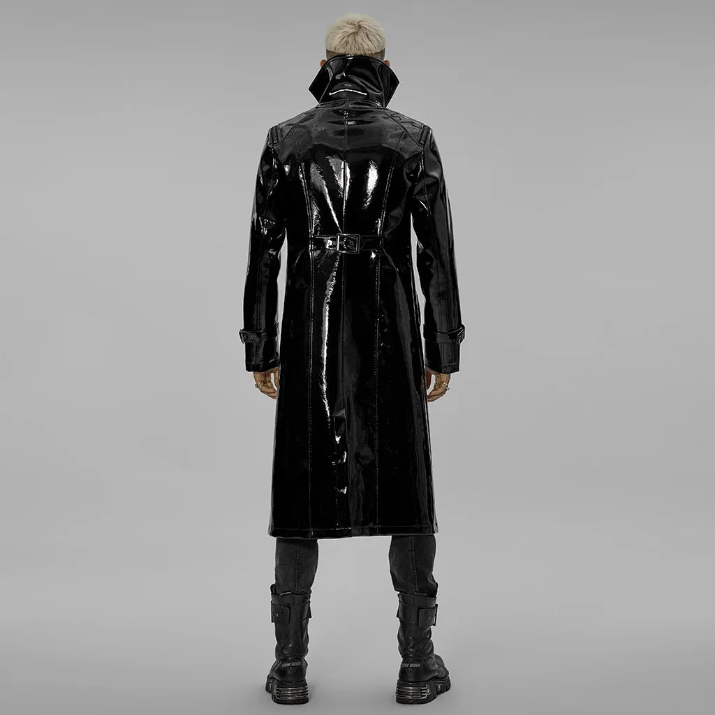 Patent Leather Long Coat