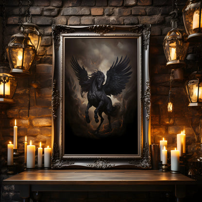 Victorian Spook: Dark Canvas Art for Eerie Homes