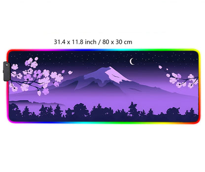 Purple Mouse Pad RGB