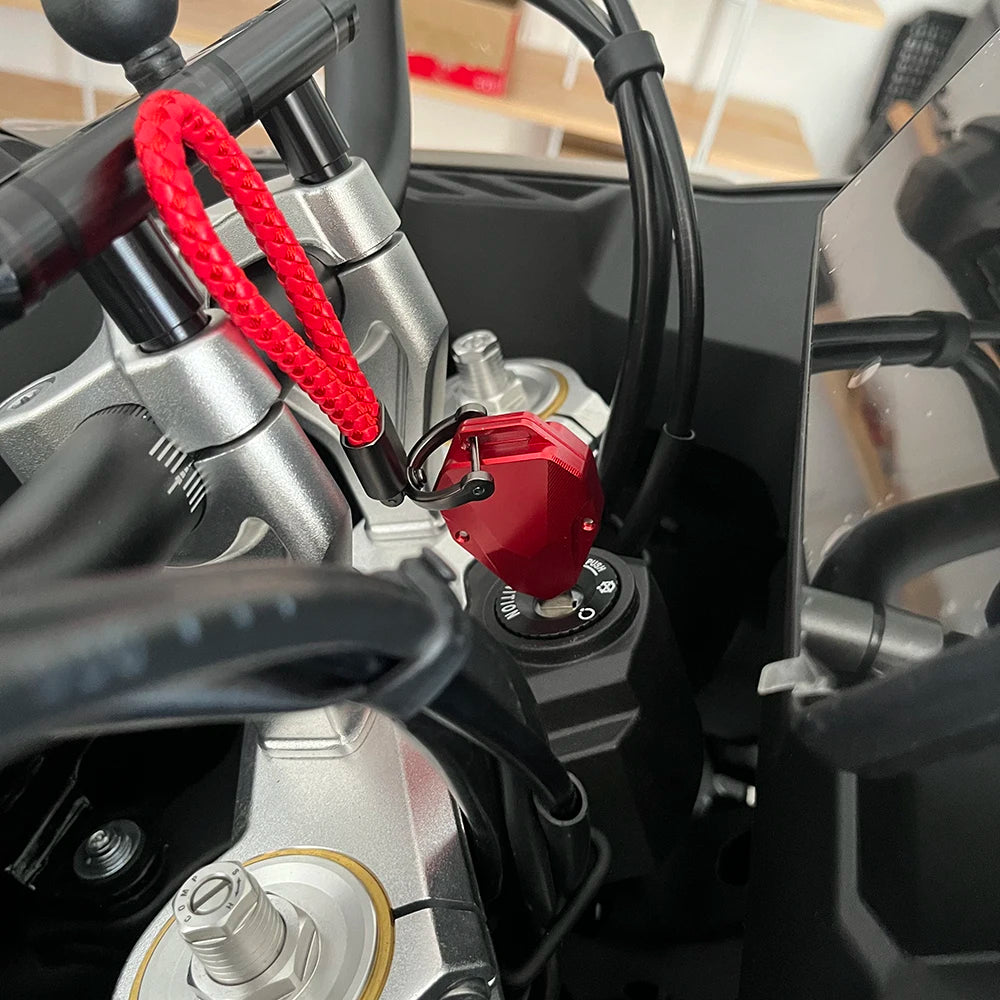 VOGE DS Key Guard: CNC Aluminum Key Cover & Chain