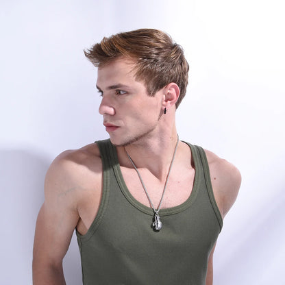 Boxing Necklace U7  Sporty Punk Jewelry