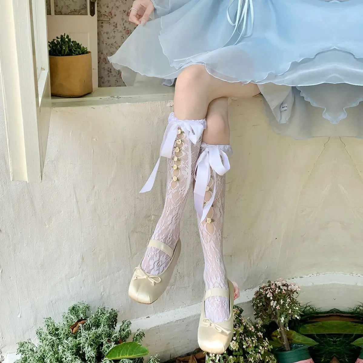 Japanese Style Long Socks Stockings