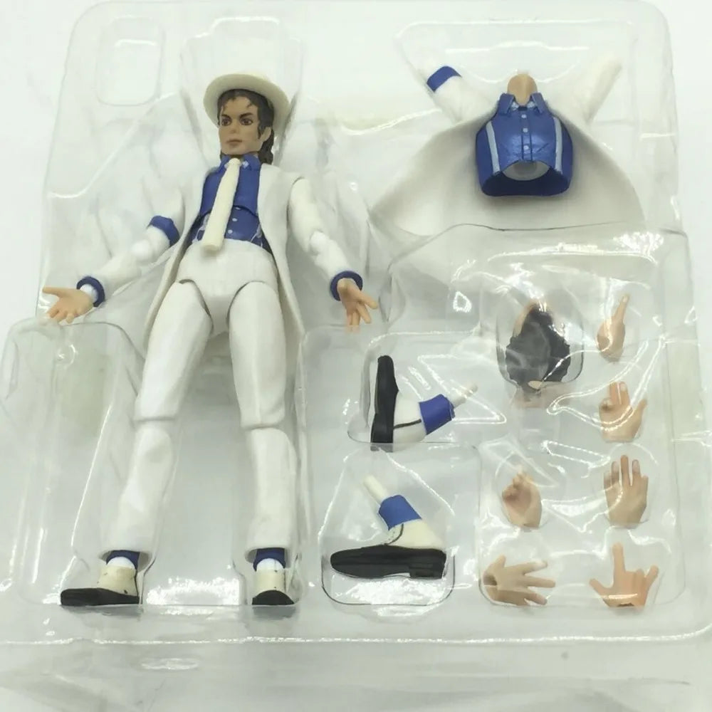 Michael Jackson Smooth Criminal Moonwalk Action Figure Collection Model  Figma 096 Michael Jackson MJ Thriller Graduation Gift