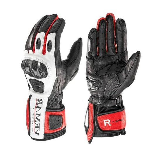 V-176 Touchscreen Leather Riding Gloves - Unisex
