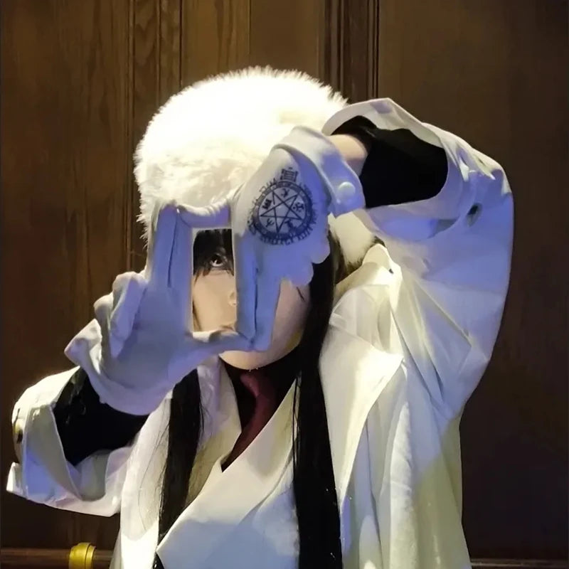 Hellsing Alucard Cosplay Gloves — Pentagram
