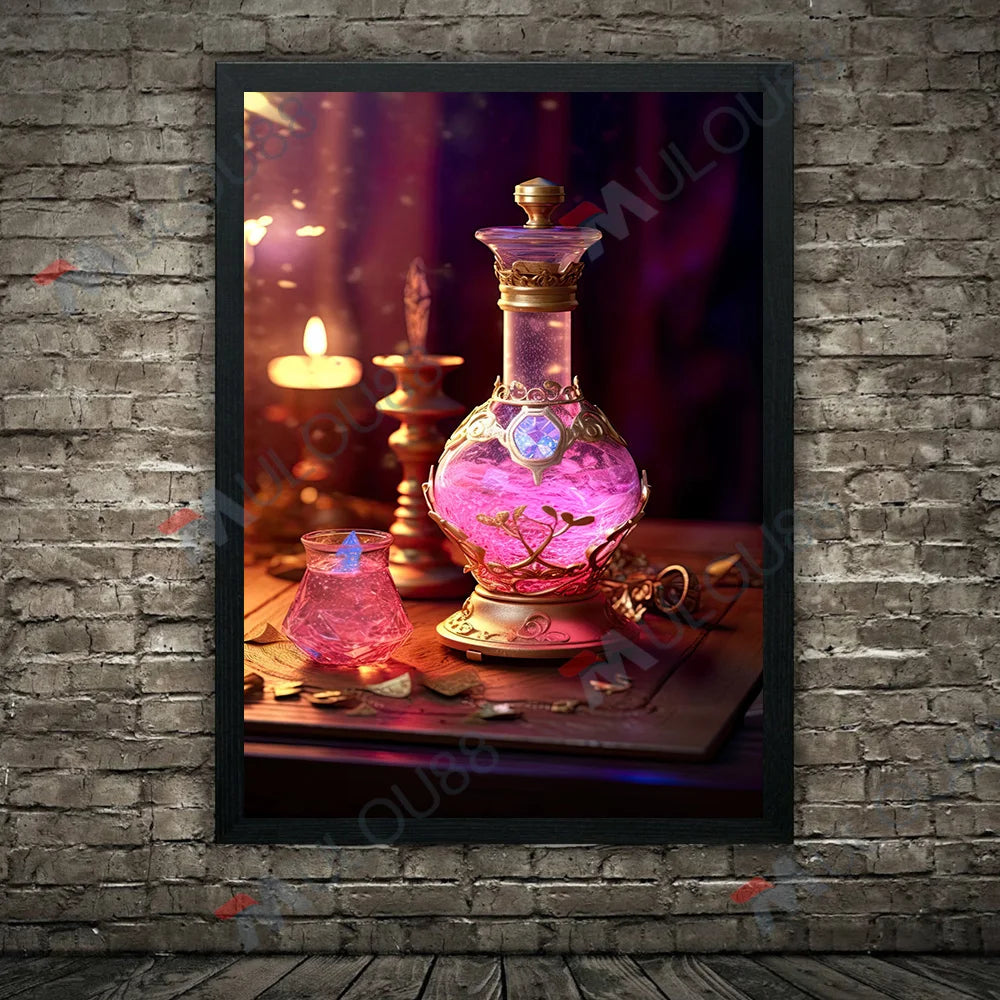 Witch's Elixir: Love & Immortality Canvas Art
