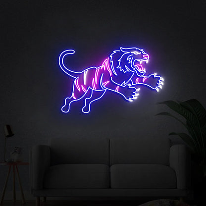 Tiger Neon Sign, Custom Neon lights