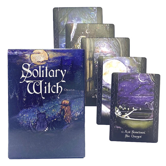 The Solitary Witch Oracle Card Tarot Prophecy Fate