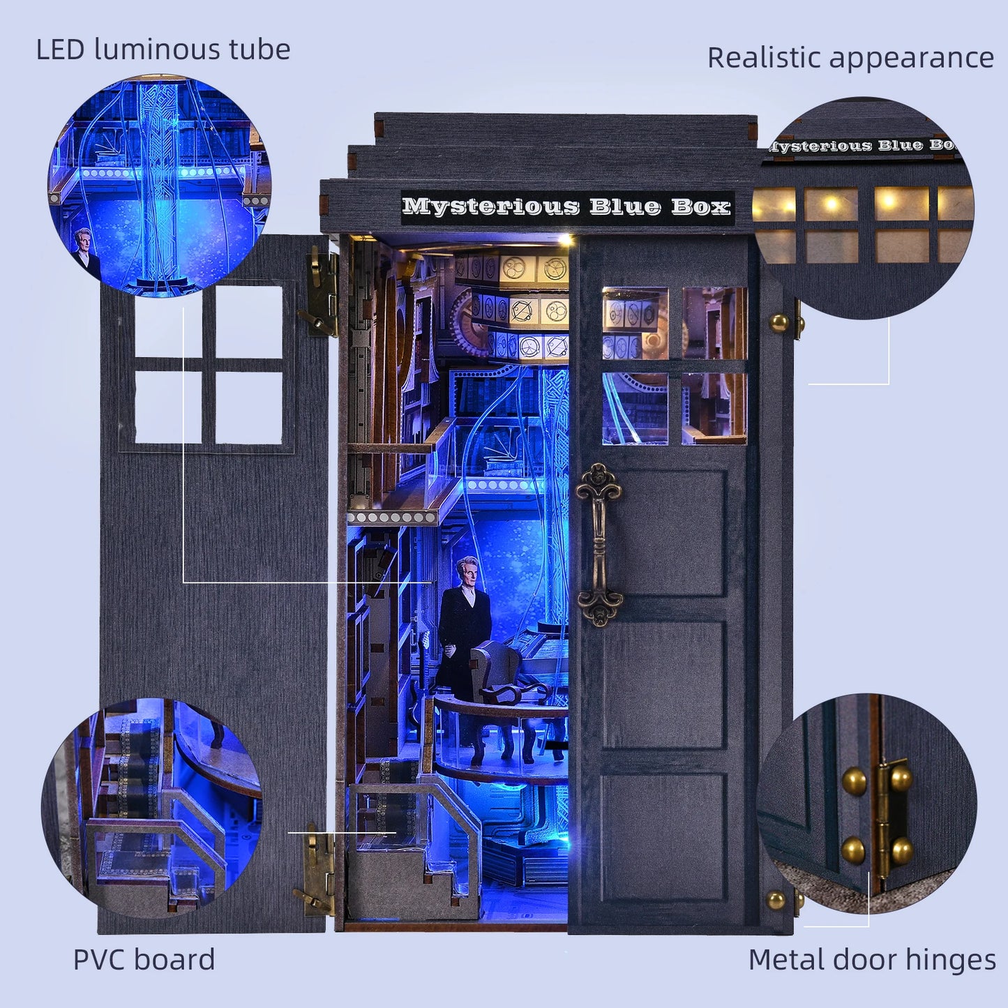 Mysterious Blue Box — Book Nook Kit