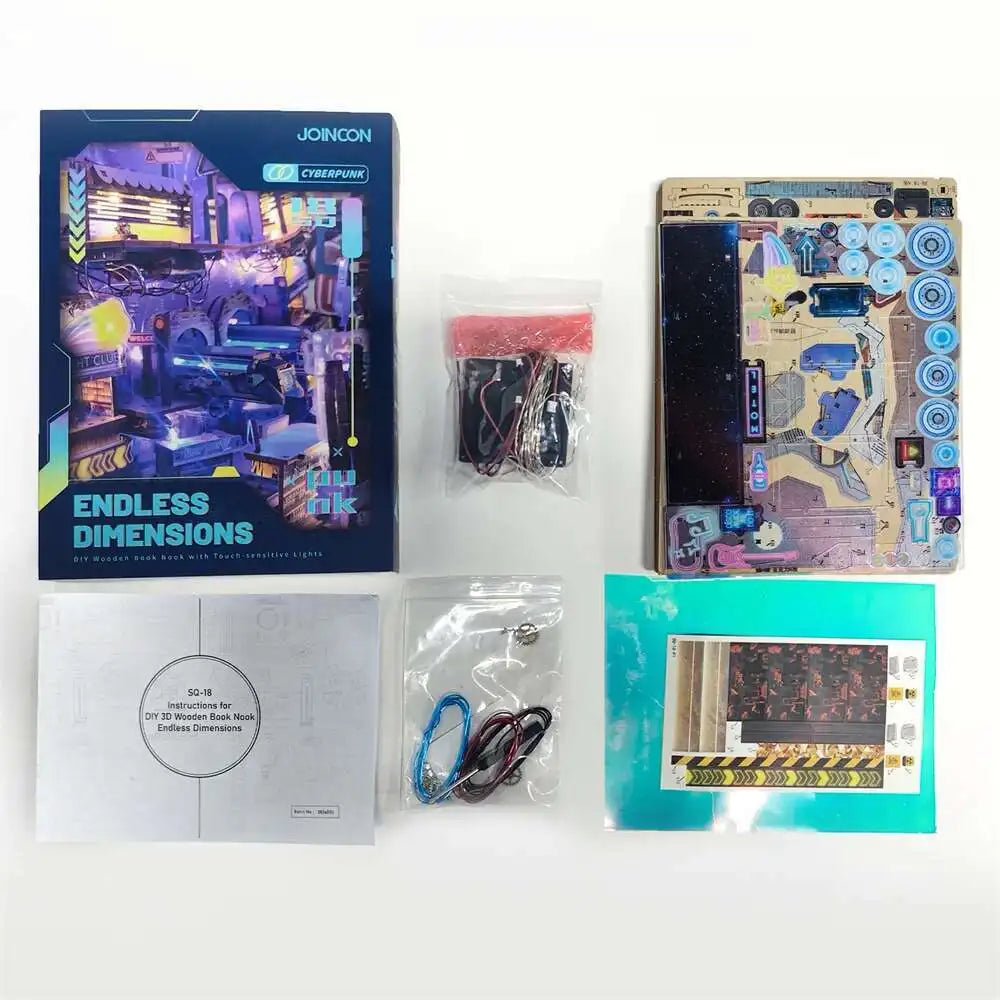 Cyberpunk Endless Dimensions Book Nook