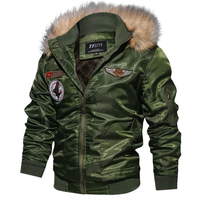 Pilot Jacket Coat Cargo Outerwear