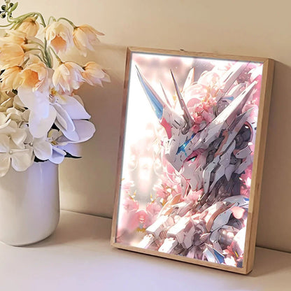 LED  Lamp Painting,anime Mobile Suit