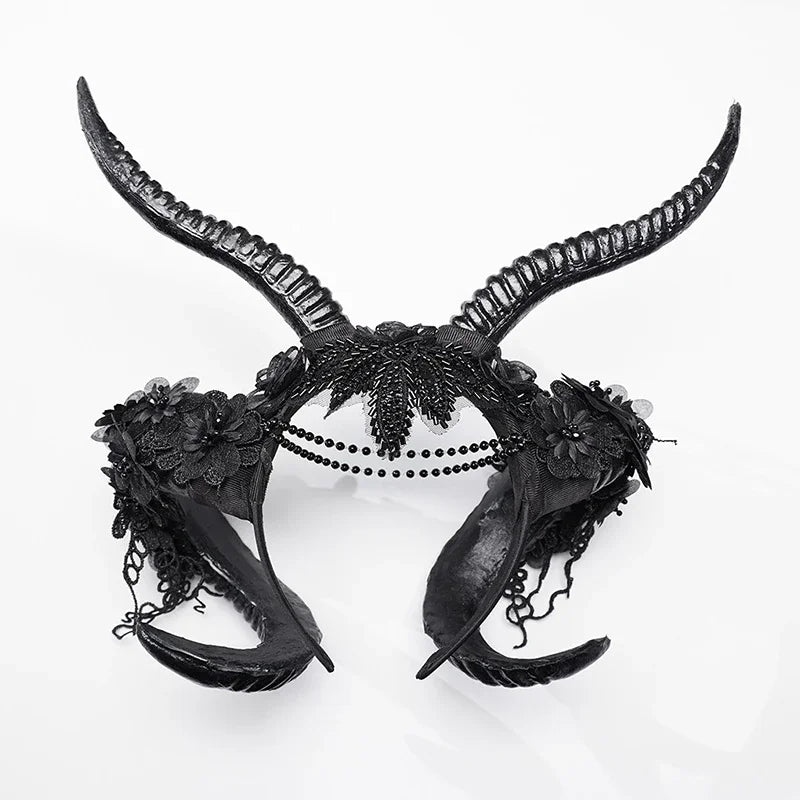 Gothic Enchanted Demon Horn Headpiece