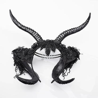 Gothic Enchanted Demon Horn Headpiece