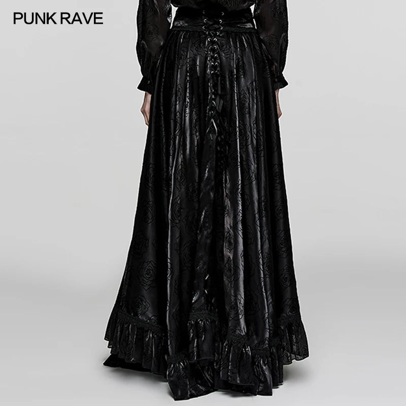 Gothic Skirt Ruffled Edges