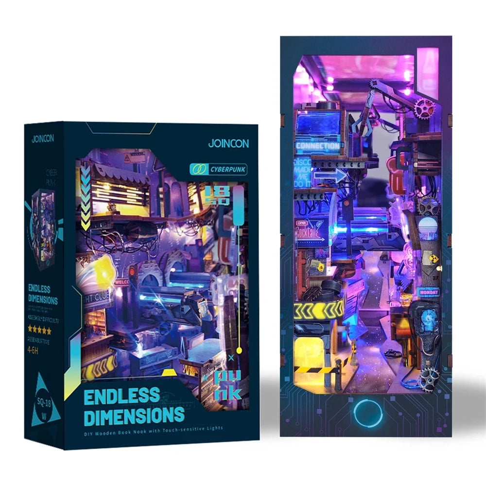 Cyberpunk Endless Dimensions Book Nook