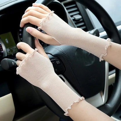 Mystic Mesh Anti-UV Cycling Gloves for Women