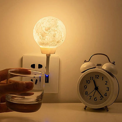 LunaGlow Voice-Controlled Night Light Lamp