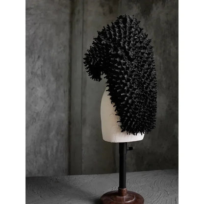 Hedgehog Elegance: 3D Handmade Designer Fabric Bag