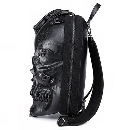 Pu Skull Large Bag 3D Stereo