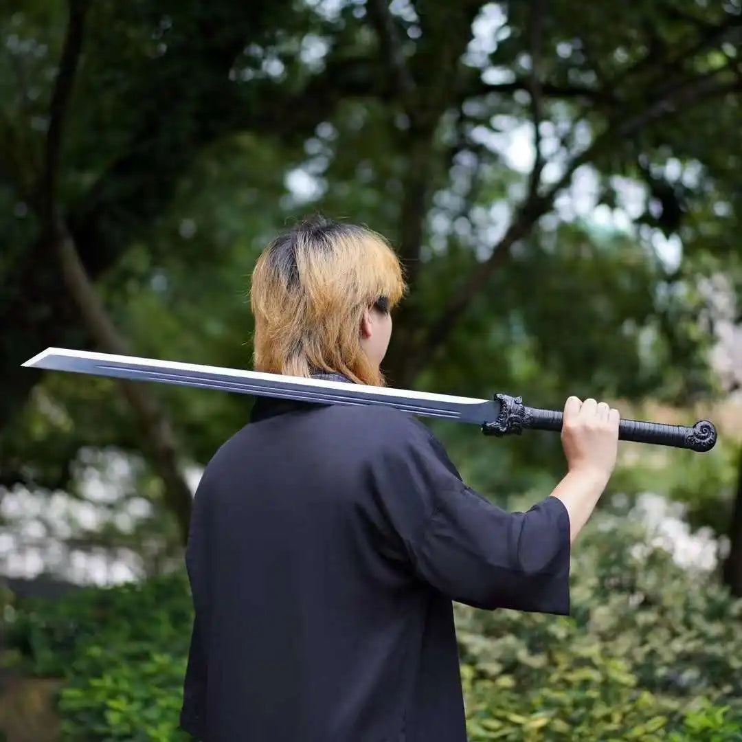 Tang Horizontal Sword - Handmade Manganese Steel Blade
