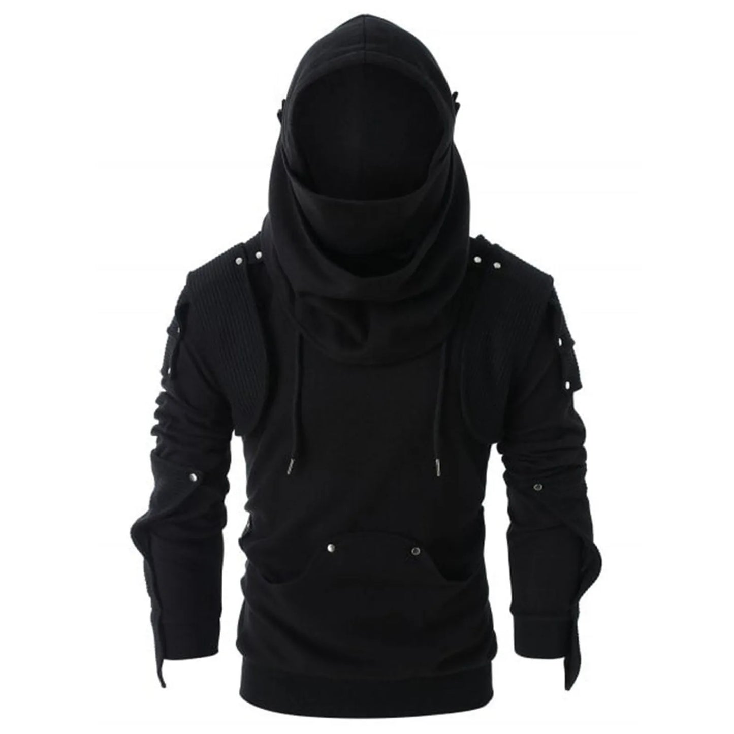 Gothic Fashion Hooded Sweatshirt Loose Coat