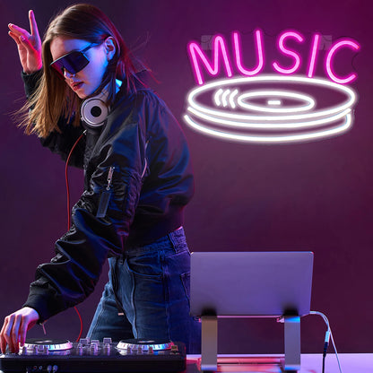 Electric Rock Vibes: LED Neon Art Sign