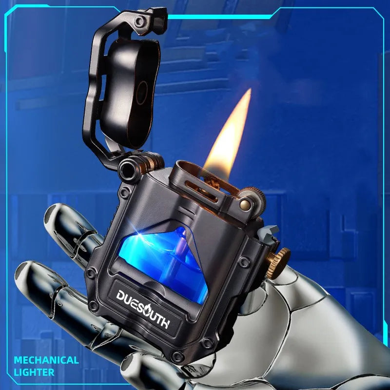 Cool Mech Grinding Wheel Kerosene Lighter