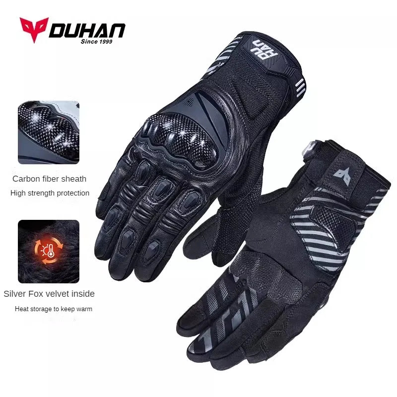 DUHAN W2 All-Weather Motorcycle Gloves Unisex