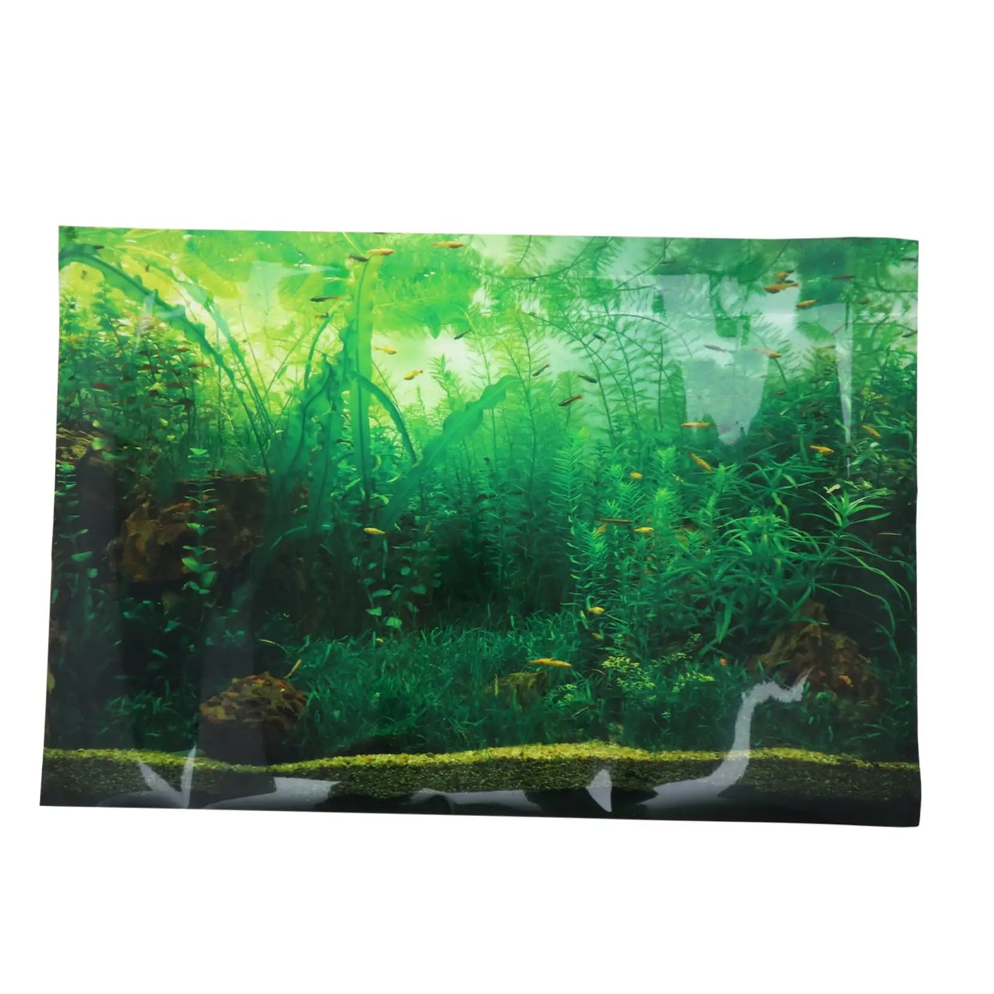 Aquarium Background Sticker, Underwater Cave Stone