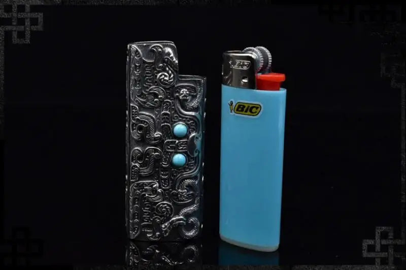 Silver Lighter Case Cover