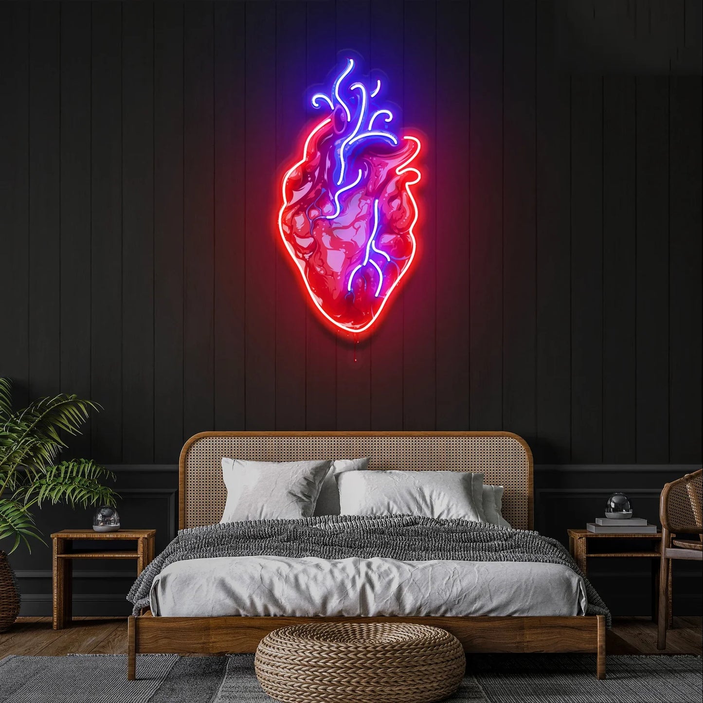 Custom Neon Sign Art Works Heart