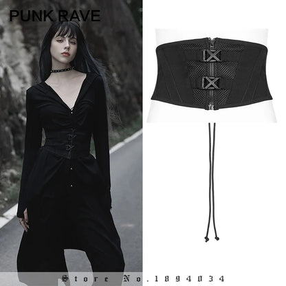 Punk Rave Futuristic Slim Girdle Belt