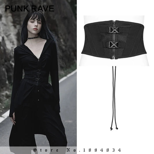Punk Rave Futuristic Slim Girdle Belt