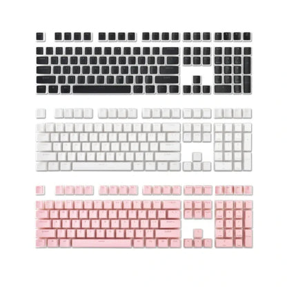 130 Keys PBT Pudding Keycaps for Mechanical Keyboard