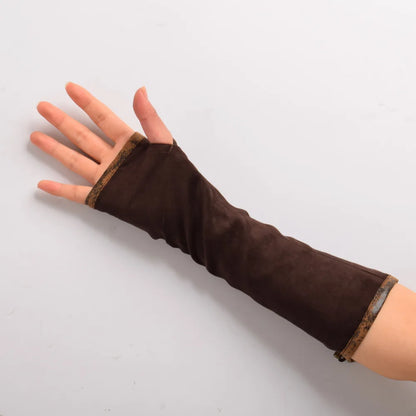 Half-Finger Gloves Ties Up Costume Accessories